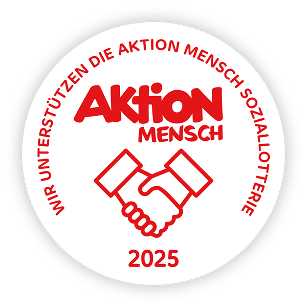 Wir unterstützen die Aktion Mensch